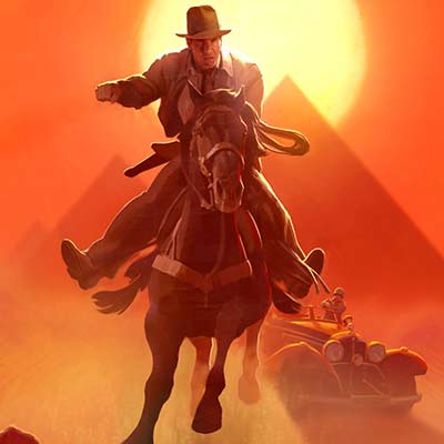 Escape from Atens Tomb by Frank Nissen & Fred Warter | Indiana Jones