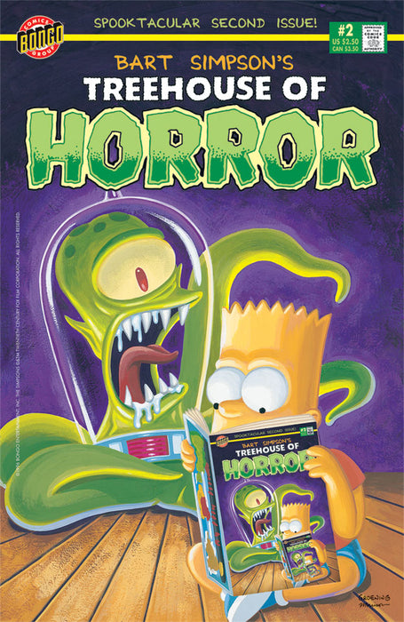 Bart Simpson's Treehouse of Horror #2 | The Simpsons canvas