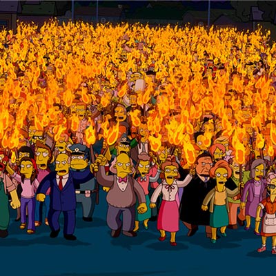 Mob with Torches | The Simpsons Movie thumb