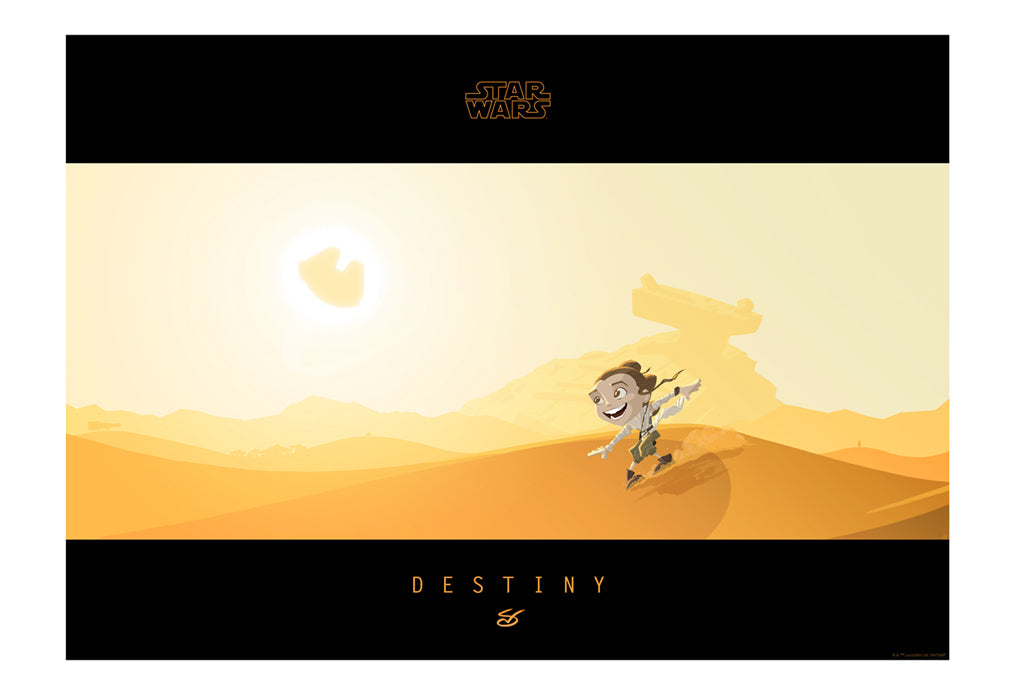 Little Rey's Destiny by Nick Scurfield | Star Wars