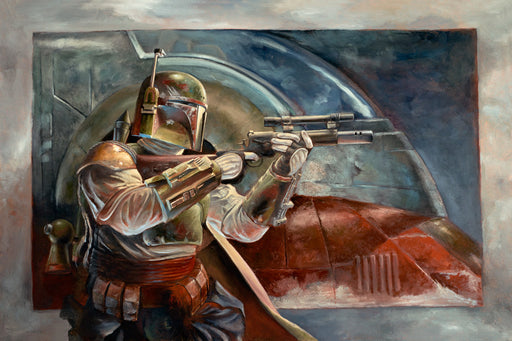 Boba Fett with Slave 1 by Lee Kohse | Star Wars