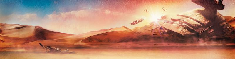 Dogfight at Sunset by Rich Davies | Star Wars