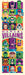 A colorful Marvel Villains poster featuring a grid of 24 illustrated comic book villains in bright, bold colors with the title 'MARVEL VILLAINS' across the center.