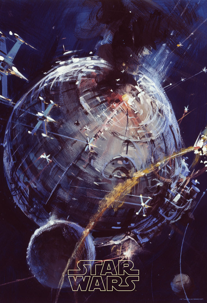 Death Star Battle by John Berkey | Star Wars Artwork — Acme