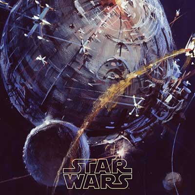 Death Star Battle by John Berkey | Star Wars Artwork — Acme