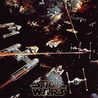 Death Star Battle 2 by John Berkey | Star Wars Artwork — Acme