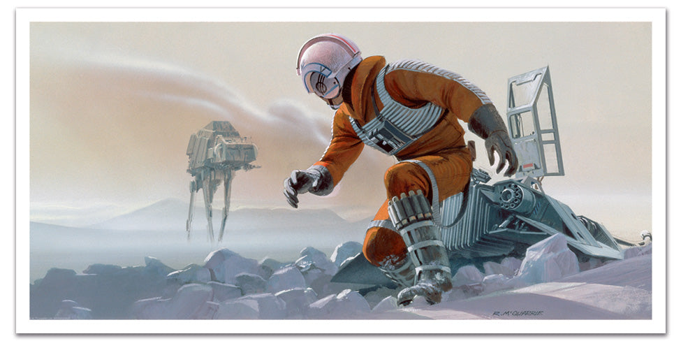 Snowspeeder Down