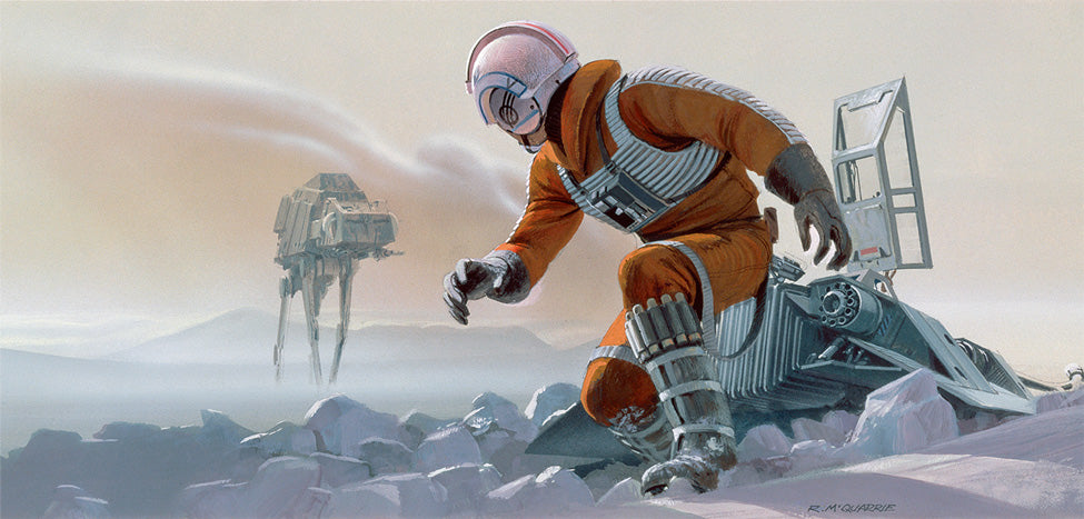 Snowspeeder Down