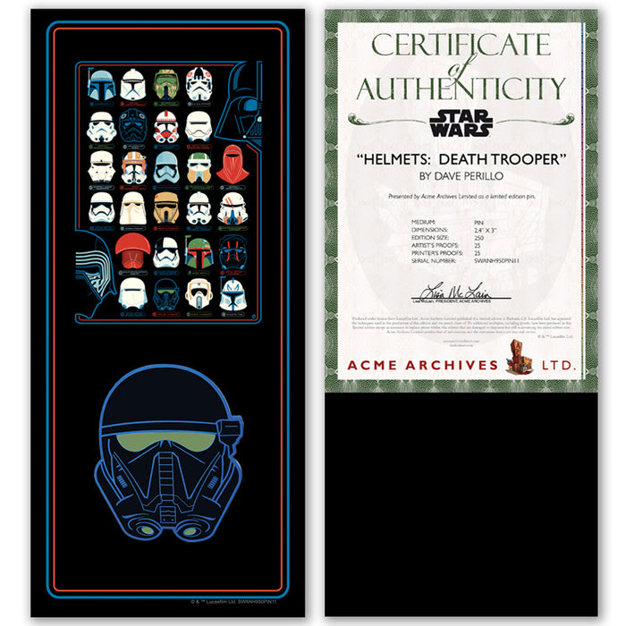 Helmets: Death Trooper Collectible Pin