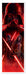 A vertical art print featuring Darth Vader and two Kylo Ren figures with red lightsabers, rendered in a dramatic red, black, and dark gray palette.