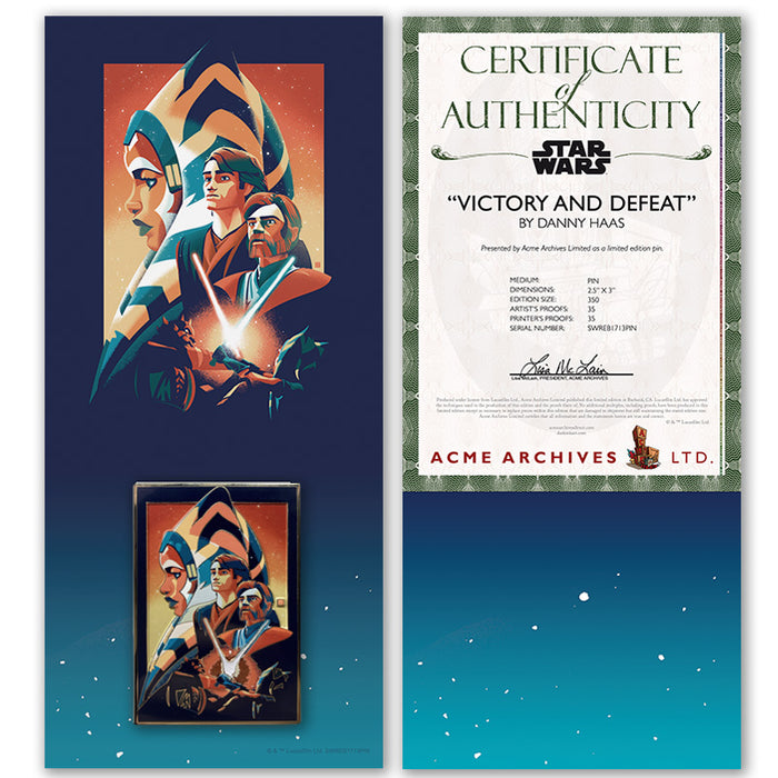 Victory and Defeat Collectible Pin
