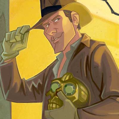 The Man in the Hat by Patrick Schoenmaker | Indiana Jones