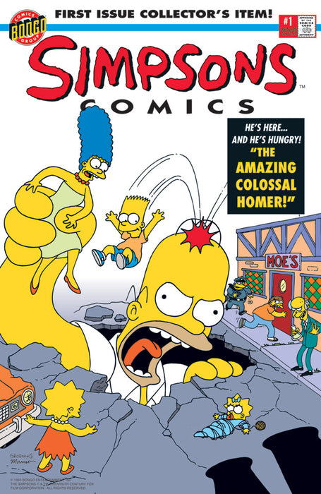 Simpsons Comics #1 | The Simpsons canvas