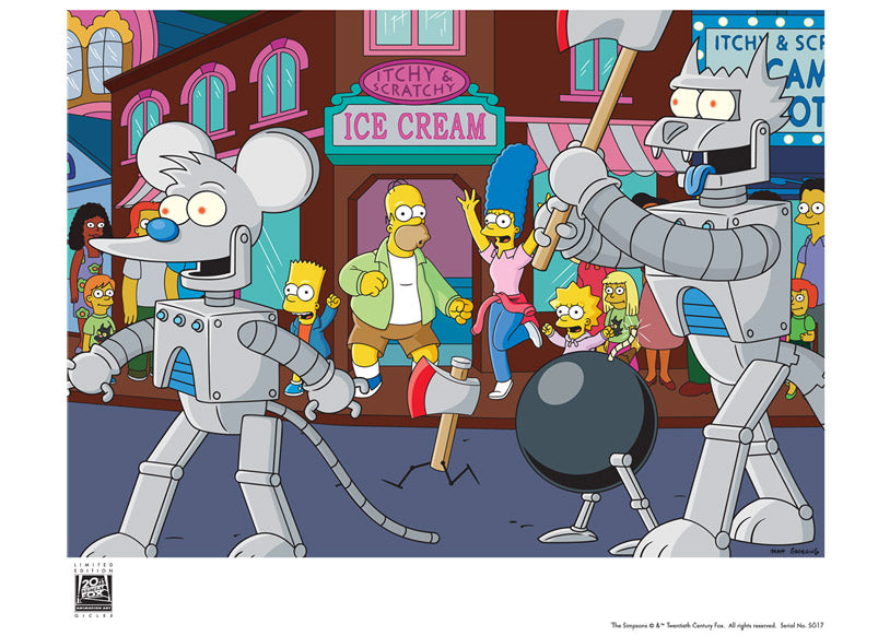 Itchy & Scratchy Land: Parade | The Simpsons