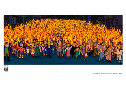 Mob with Torches | The Simpsons Movie