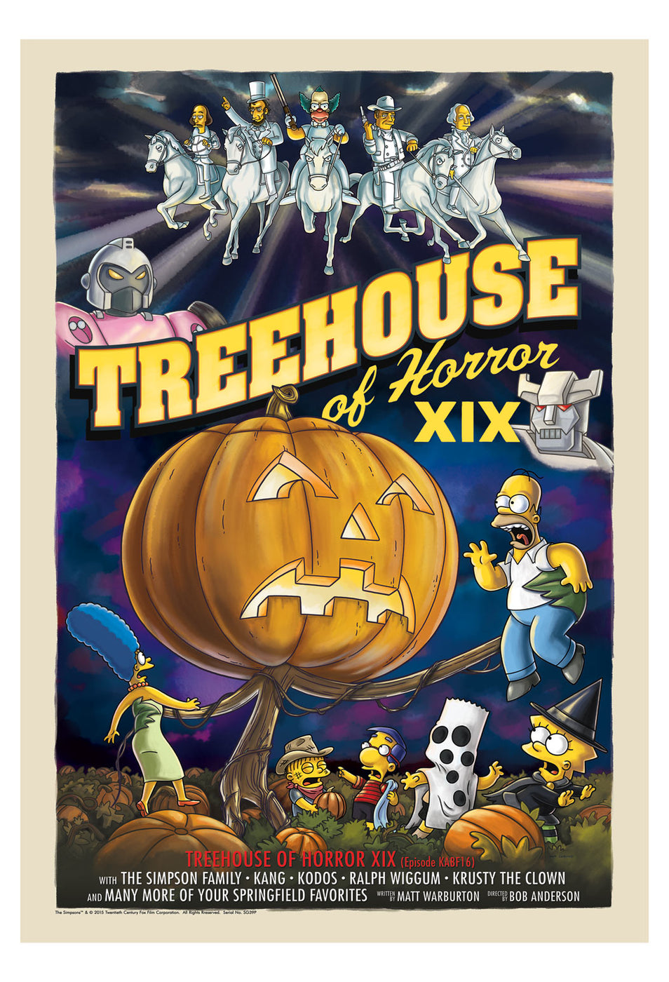 Treehouse of Horror XXV The Simpsons — Acme Archives Direct