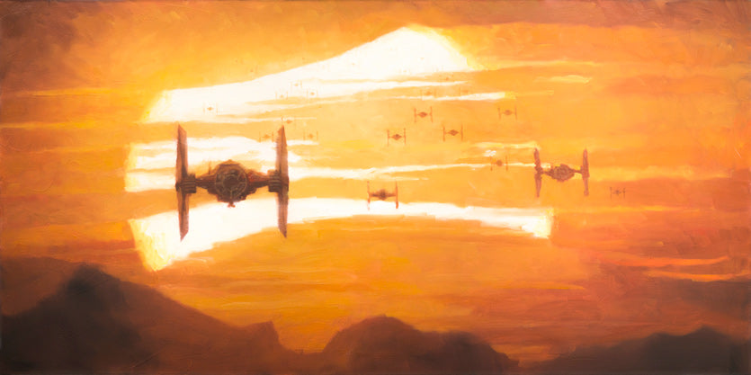 TIE Fighter Sunset by Christopher Clark | Star Wars