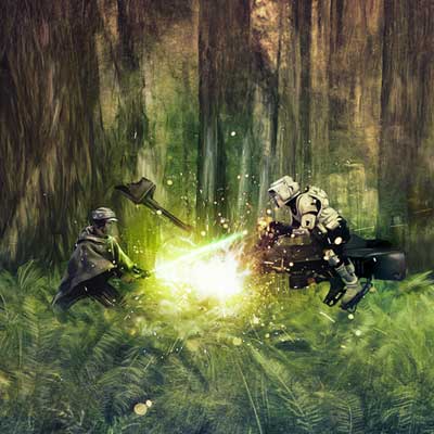 Forest Moon Duel by Rich Davies | Star Wars