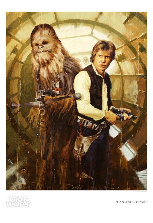 Han and Chewie by Christopher Clark | Star Wars