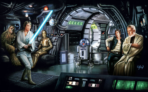 Luke Feels the Force by Claudio Aboy | Star Wars