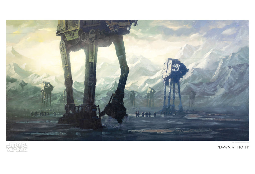 Dawn at Hoth by Christopher Clark | Star Wars paper