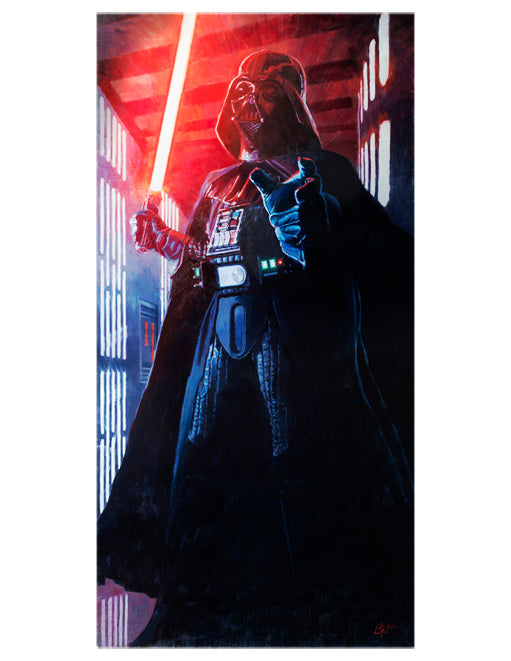 Confronting Vader by Christopher Clark | Star Wars paper
