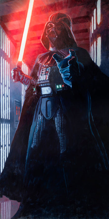 Confronting Vader by Christopher Clark | Star Wars canvas