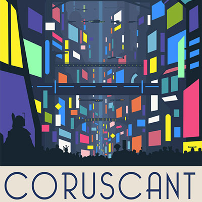 Coruscant Nightlife by Steve Thomas | Star Wars