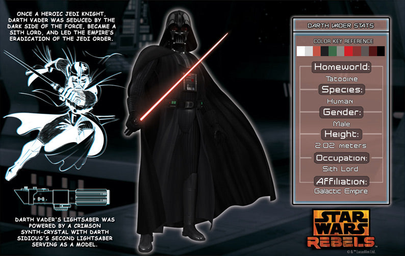 Darth Vader Character Key | Star Wars close up