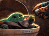 An Unlikely Friend by Christopher Clark | Star Wars Baby Yoda Child canvas