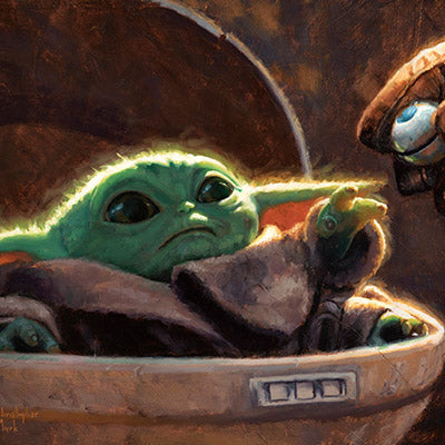 An Unlikely Friend by Christopher Clark | Star Wars Baby Yoda Child thumb