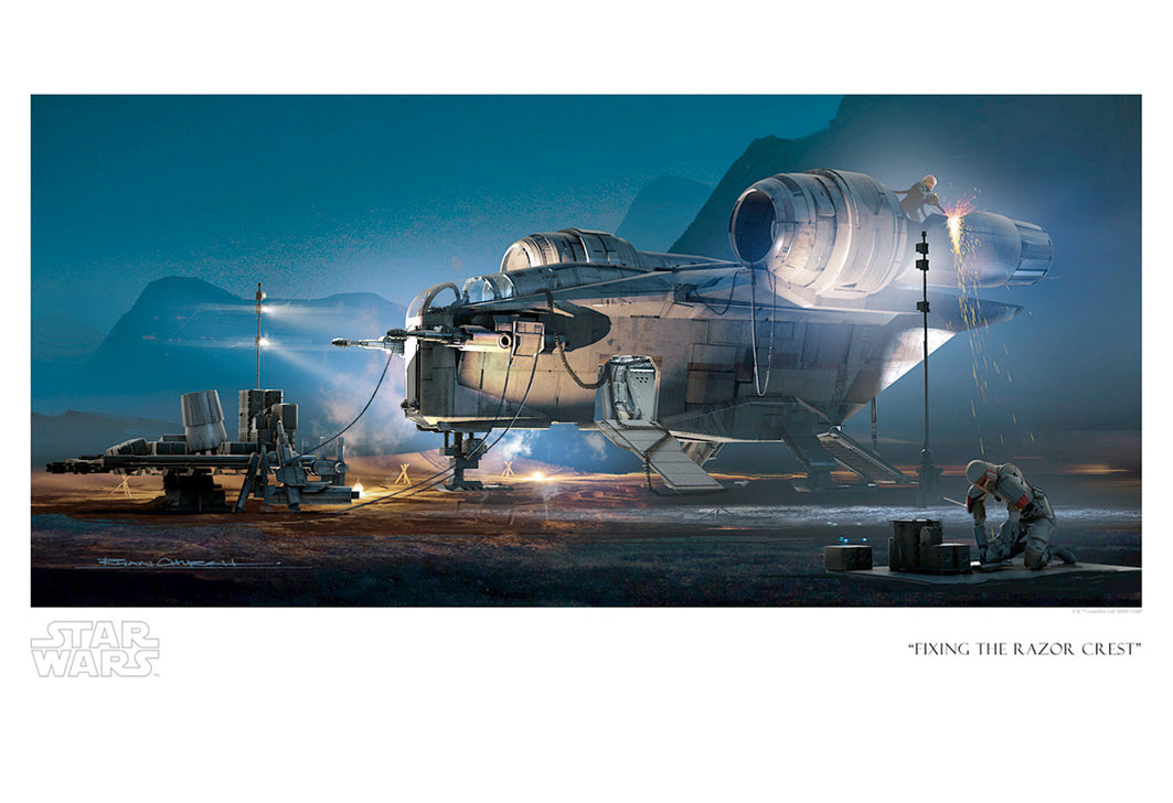 Fixing the Razor Crest by Ryan Church | Star Wars: The Mandalorian ...