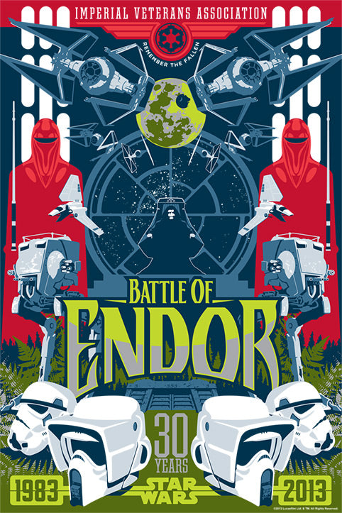 Battle of Endor variant by Mark Daniels | Star Wars