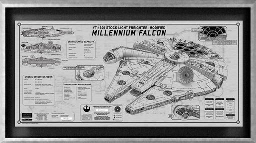 Millennium Falcon SpecPlate | Star Wars frame