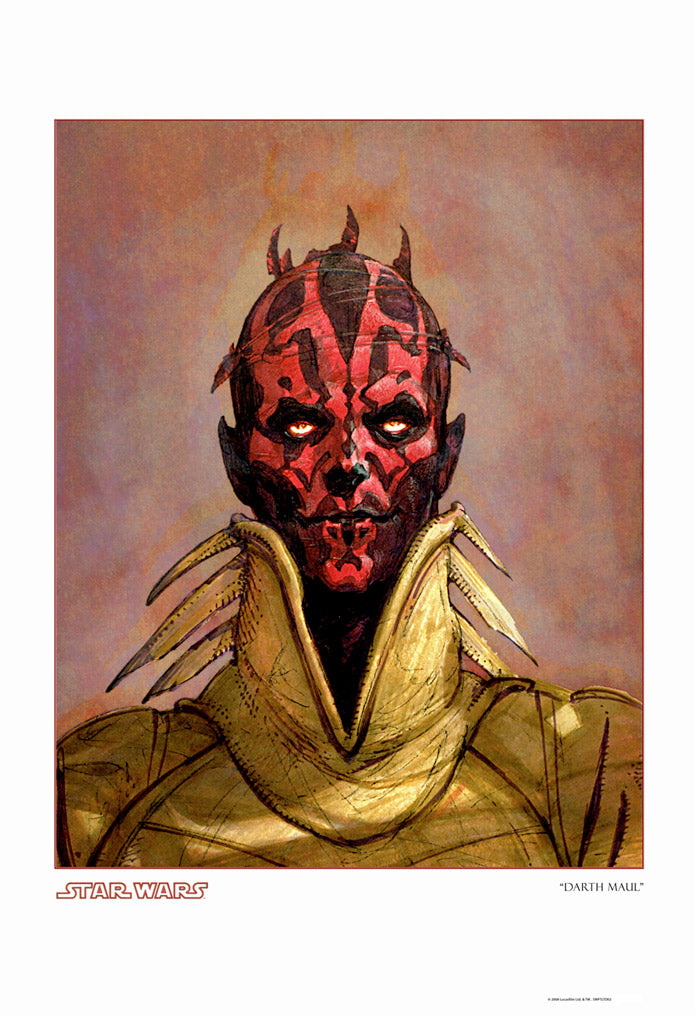 Darth Maul by Iain McCaig Star Wars — Acme Archives Direct