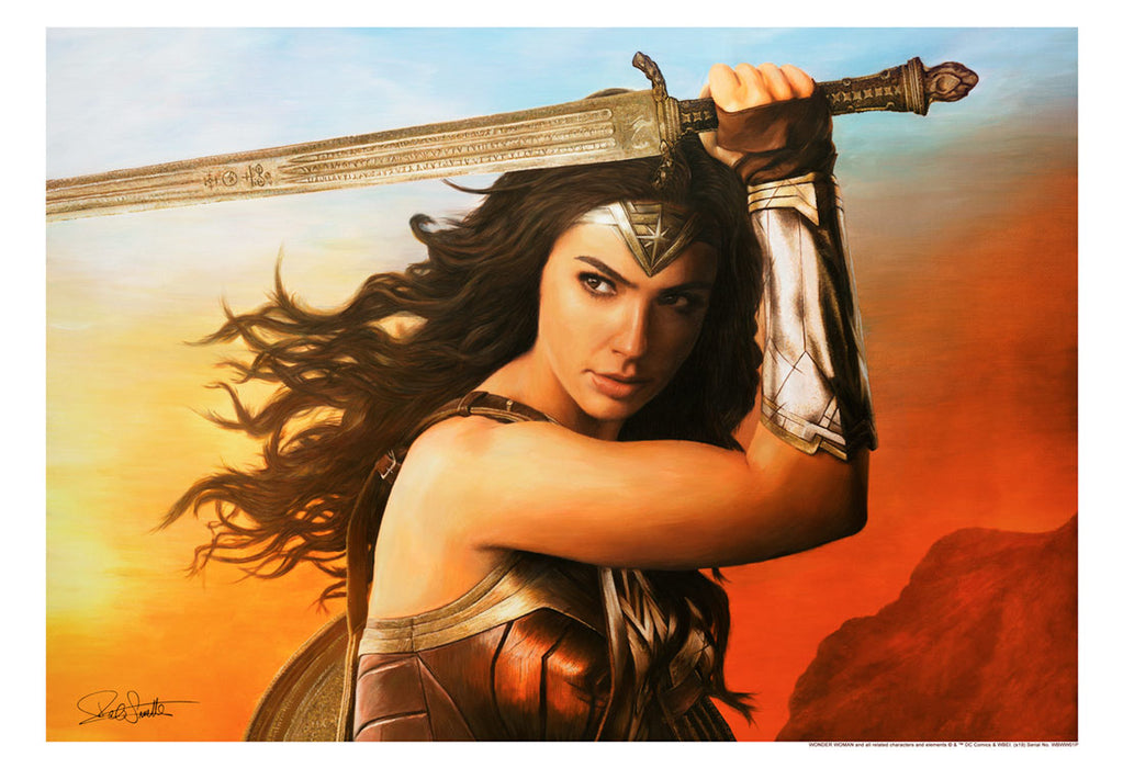 Wonder Woman by Rob Surette paper